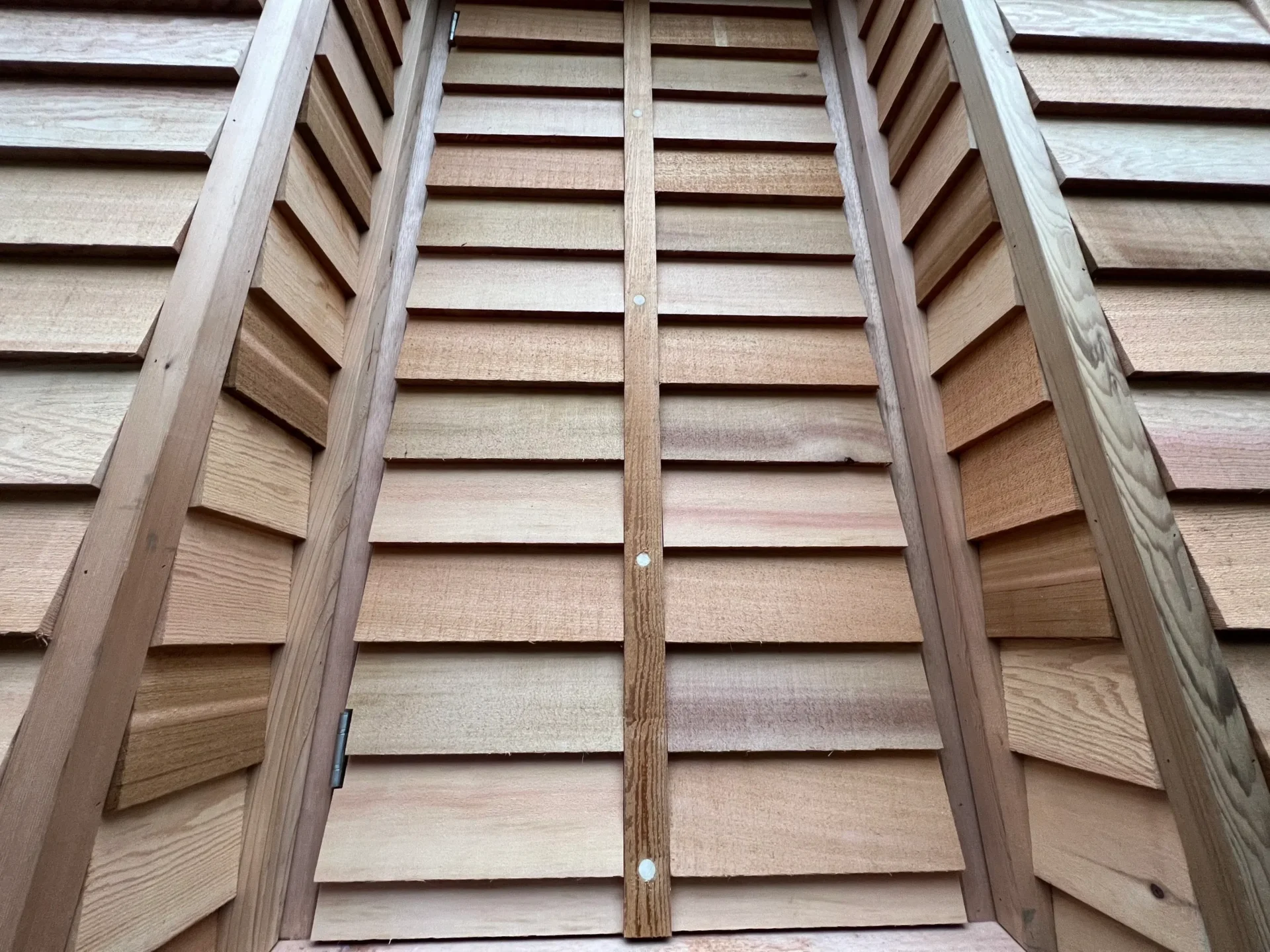 Standalone Sauna with Custom Western Red Cedar featheredge Cladding